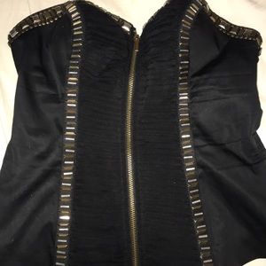 Black Bebe Corset Size S